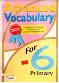 Advanced Vocabulary For 6 Primary