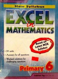 New Syllabus : Excel In Mathematics Primary 6