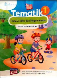 Tematik Tema 2 : Aku dan Kegemaranku Untuk Kelas 1 SD Dan MI Kurikulum 2013