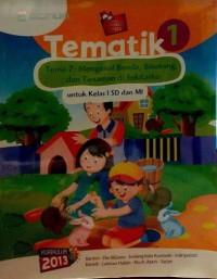 Tematik 1 Tema 7 : Mengenal Benda, Binatang, Dan Tanaman Di Sekitarku Untuk Kelas 1 SD Dan MI Kurikulum 2013