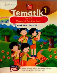 Tematik 1 Tema 8 : Mengenal Peristiwa Alam Untuk Kelas 1 SD Dan MI Kurikulum 2013
