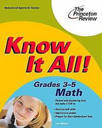 Know It All ! Grade 3-5 Math