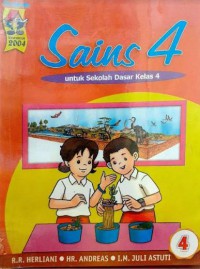 Sains 4 Untuk Sekolah Dasar Kelas 4