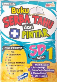 Buku Serba Tahu Dan + Tambahan Pintar SD Kelas 1