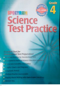 Spectrum : Science Test Practice Grade 4