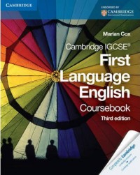 Cambridge IGCSE First Language English Coursebook Third Edition