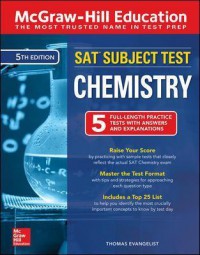 McGraw-Hill Education SAT Subject Test Chemistry: Fifth Edition