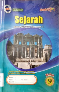 Sejarah Untuk SMP/MTS Semester 1 Kelas 9