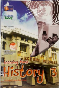 Learning More History 3 For Grade IX Junior High School