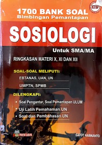 1700 Bank Soal Bimbingan Pemantapan Sosiologi Untuk SMA/MA