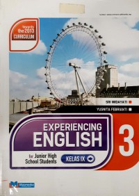 Experiencing English 3 For Junior High School Students Year IX