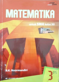 Matematika Jilid 3 IPS Untuk SMA Kelas XII