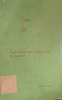 Karya: Tugas IPS: Sejarah Perkembangan Teknolagi Informasi dan Komunikasi