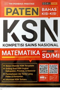 Paten Bahas Kisi-Kisi KSN Matematika SD/MI