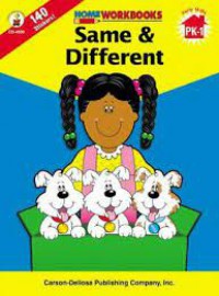 Home Workbooks : Same & Different Early Skills Pk-1