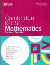 Cambridge IGCSE Mathematics Core and Extended: Workbook