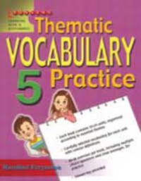 Thematic Vocabulary 5 Practice