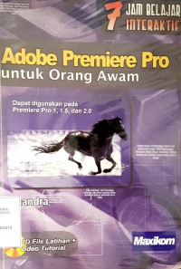 7 Jam Belajar Interaktif Adobe Premiere Pro Untuk Orang Awam