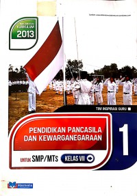 Pendidikan Pancasila Dan Kewarganegaraan Untuk SMP/MTS Kelas VII