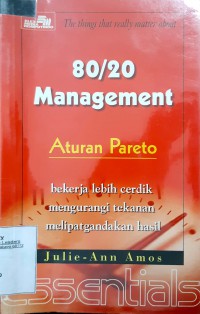 Essentials : 80/20 Management