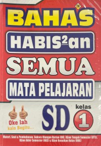 Bahas Habis-Habisan Semua Mata Pelajaran SD Kelas 1