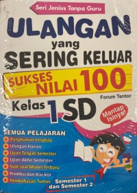 Ulangan Yang Sering Keluar Sukses Nilai 100 SD kelas 1