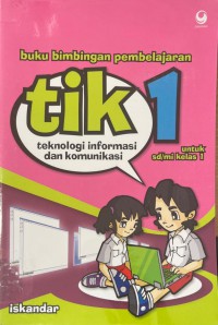 Buku Bimbingan Pembelajaran TIK SD Kelas 1