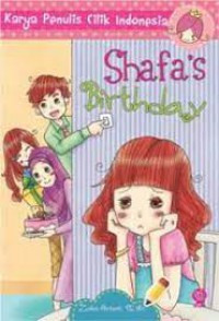 Karya Penulis Cilik Indonesia : Shafa's Bithday