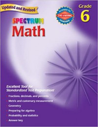 Spectrum Math Grade 6