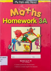 My Pals Are Here! Maths Homework 3A